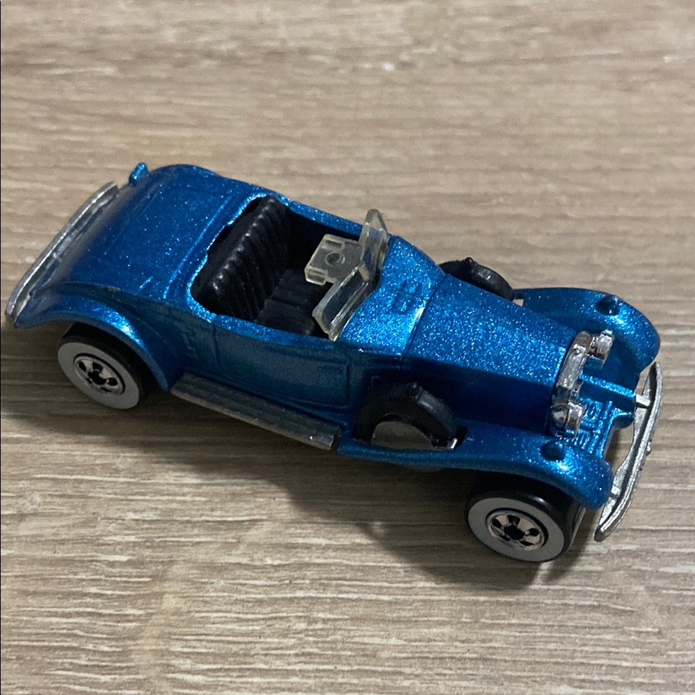 Vintage Hot Wheels Rolls Royce 1982 Blue Blackwalls Malaysia Base